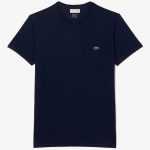 CAMISETA LACOSTE MASC TH670923 AZUL ESCURO TAM 04