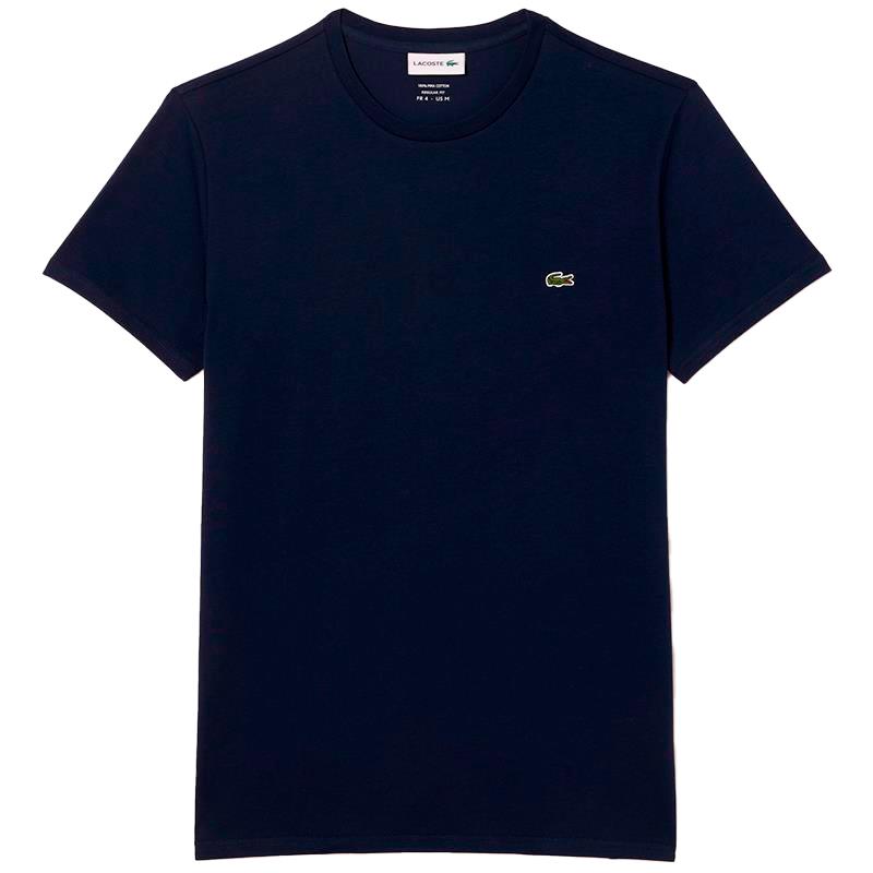 CAMISETA LACOSTE MASC TH670923 AZUL ESCURO TAM 04