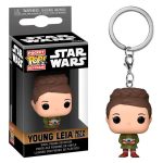 BONECO FUNKO POP KEYCHAIN CHAVEIRO STAR WARS YOUNG LEIA WITH LOLA