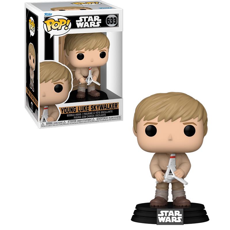 BONECO FUNKO COLECIONAVEL DE VINIL POP STAR WARS YOUNG LUKE SKYWALKER 633