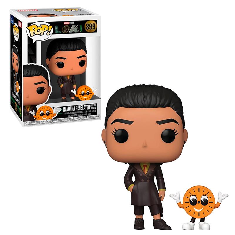 BONECO FUNKO POP MARVEL LOKI RAVONNA RENSLAYER WHIT MISS MINUTES 899