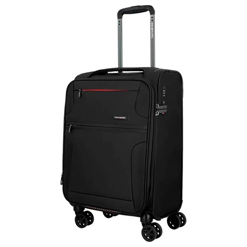 MALA SAMSONITE SPINNER 20 EXP BAHIA BLACK COMPOSICAO EXTERIOR