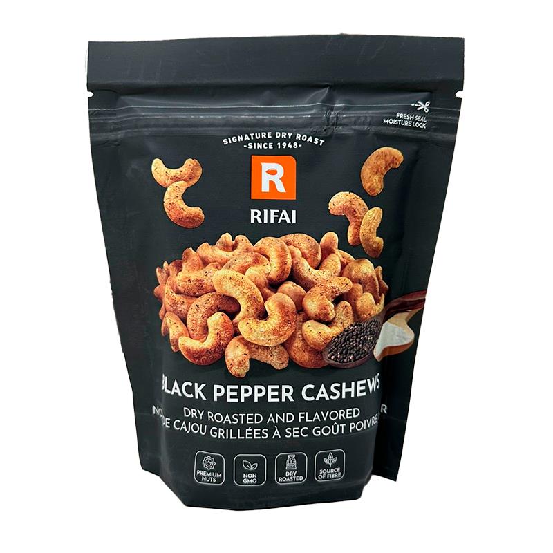 CASTANHA DE CAJU TORRADO ALRIFAI BLACK PEPPER CASHEWS 150G