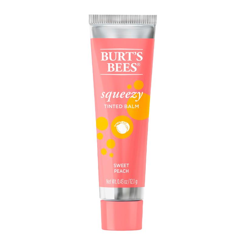 BALSAMO BURTS BEES LABIAL COLORIDO SQUEEZY PESSEGO DOCE 12,1G