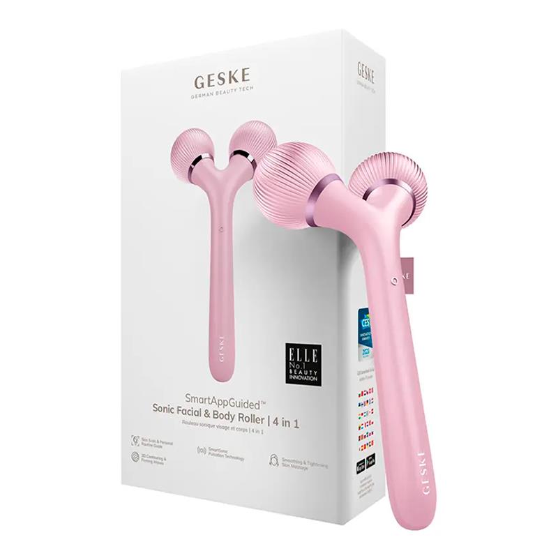 MASSAGEADOR GESKE LIMPADOR FACIAL ELETRICA ROSA GK000041PK01