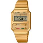 RELOGIO UNISSEX CASIO DIGITAL A100WEG9A OURO