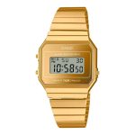 RELOGIO FEMININO CASIO DIGITAL A700WEVG9A OURO
