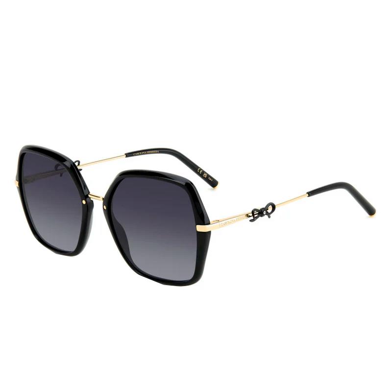 OCULOS DE SOL CAROLINA HERRERA ADULTO FEM OURO PRETO HER 0217 S TAM 5719145