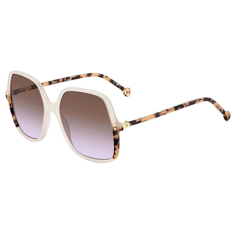 OCULOS DE SOL CAROLINA HERRERA ADULTO FEM MARFIM HER 0244 S TAM 5618140