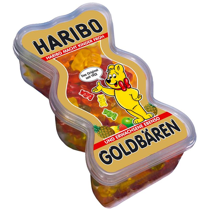 CAIXA HARIBO FRUTADO EM FORMA DE URSINHOS DE GOMA 450G