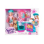 BONECA SPARKLE GIRLZ ZURU 4567134 100183 SET DE COZINHA 26 PCS