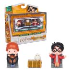 BONECOS COLECIONAVEIS HARRY POTTER MICRO MAGICAL SPIN MASTER 4567585 6068612 RON WEASLEY, HEDWIG E HARRY POTTER