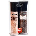 KIT TEMPEROS CARMENCITA PIMENTA PRETO 190G SAL ROSA DO HIMALAIA 370G C/MOEDOR