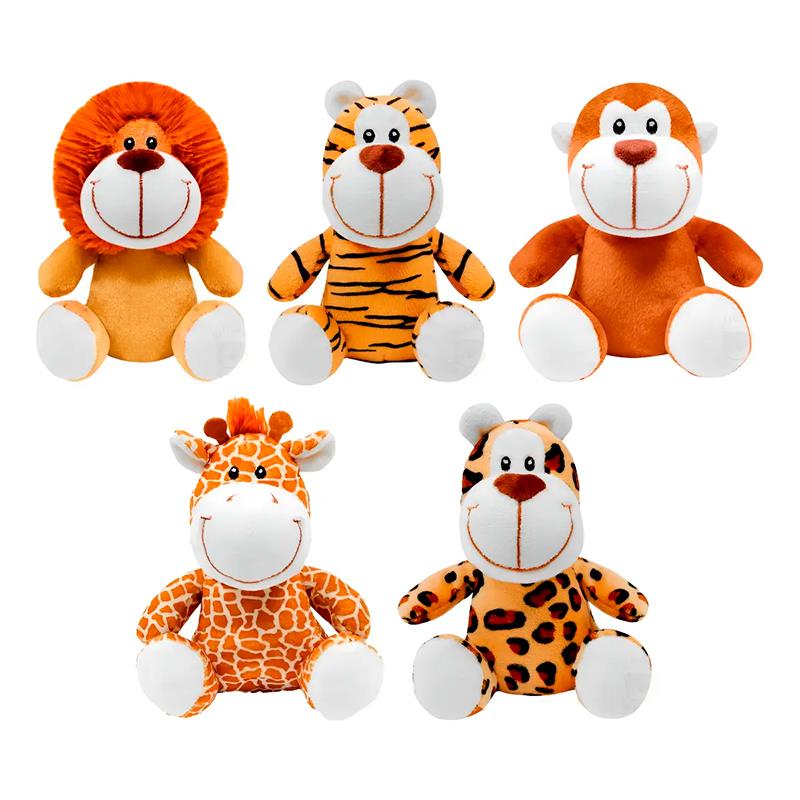 BRINQUEDO BUBA DE PELUCIA TURMINHA SAFARI DIVERSOS 6479