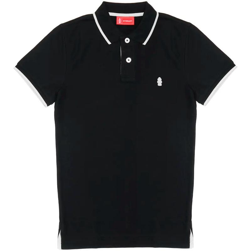 CAMISA POLO HYDRANT MASC MC PH00001 PRETO BRANCO TAM M