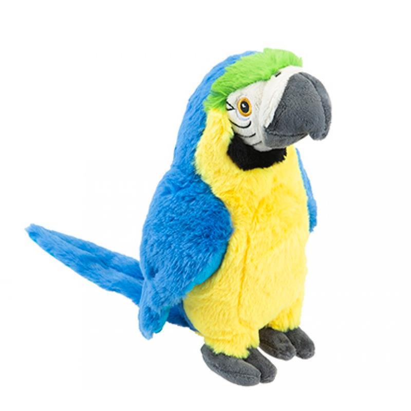 PELUCIA YOUR PLANET ECO PAPAGAIO AZUL 23CM