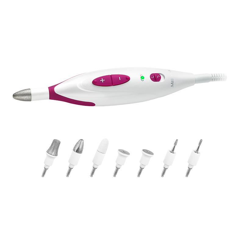 CONJUNTO MEDISANA DE MANICURE E PEDICURE ELETRICA COM 7 ACESSORIOS 2 VELOCIDADES MP815