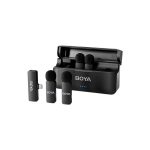 MICROFONE SEM FIO BOYA BYV4U MINI 4CHANNEL USBC PRETO