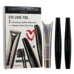 CREME VITAMINICO CHRISTIAN BRETON PARA DOS OLHOS 15ML + 2 MASCARA DE CILIOS 10ML EYE LOVE YOU INTENSE BLACK