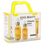 KIT CREME FACIAL KOOL BEAUTY 50ML / SERUM FACIAL 30ML / GEL CONTORNO DE OLHOS 15 ML VITAMIN SHOT GLOW 2063