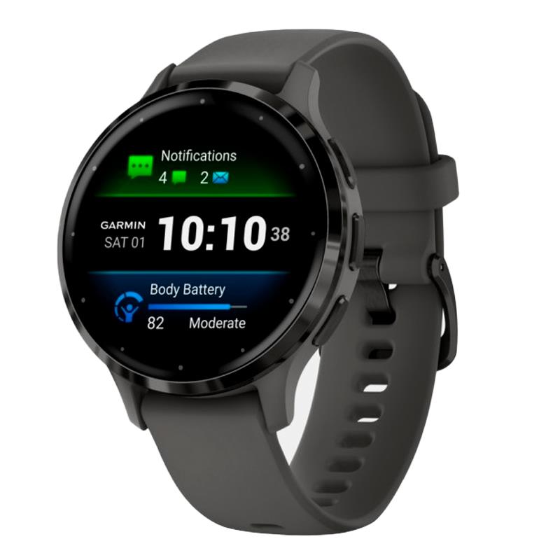 SMARTWATCH GARMIN VENU 3S CINZA ESCURO 41 MM 0100278500