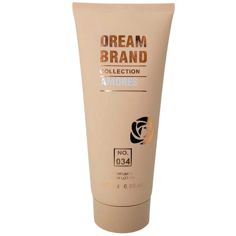 CREME PERFUME DREAM BRAND COLLECTION CORPORAL FEMININO LOTION AMORES ROSE LADY 034 200ML