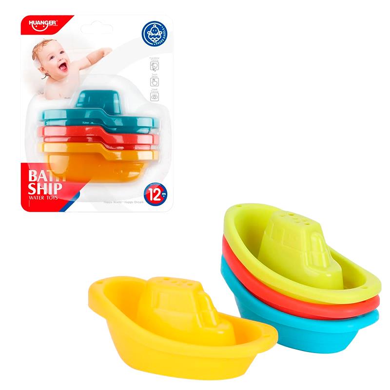 JOGO HUANGER INFANTIL COM 3 BARCOS PARA BANHEIRA HE0220
