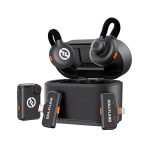 MICROFONE SEM FIO HOLLYLAND LARK M2S LAVALIER COMBO USBC/LIGHTNING SPACE CINZA