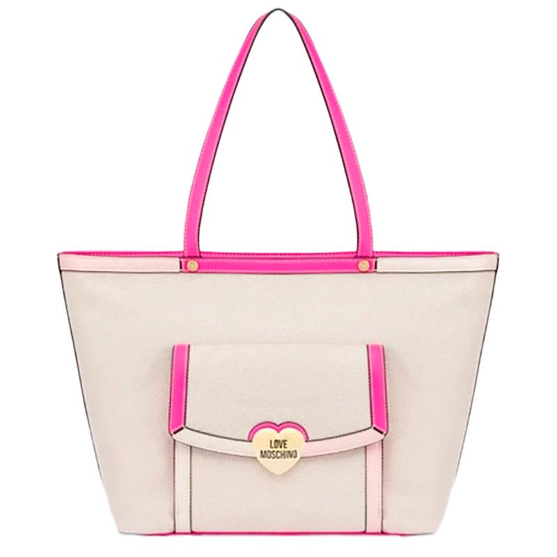 BOLSA LOVE MOSCHINO FEMININA ROSA JC4044PP1ILH110B