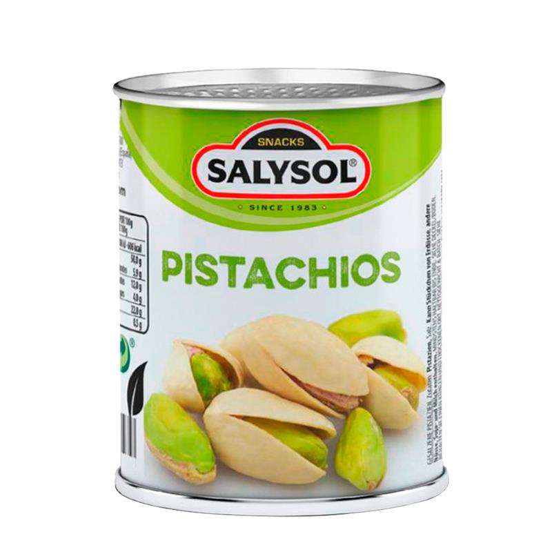 SNACK SALYSOL PISTACHIOS EM LATA 36G