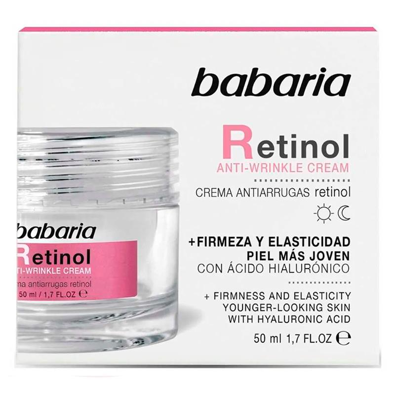 CREME FACIAL BABARIA RETINOL ANTIRUGAS 50ML