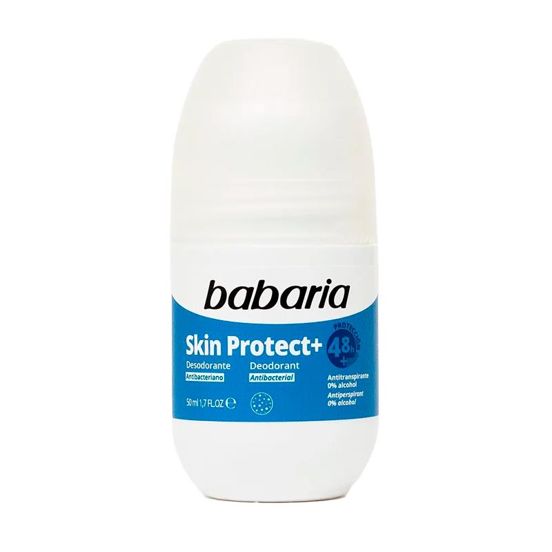 DESODORANTE BABARIA LIQUIDO ROLLON SKIN PROTECT ANTIBACTERIANO 50ML