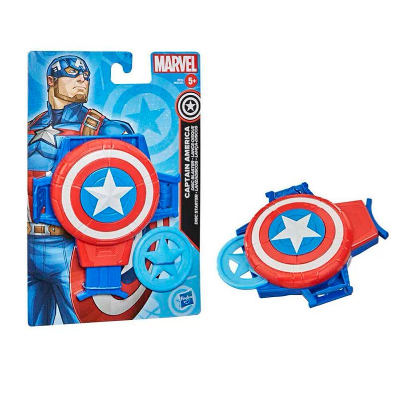 LANCADOR DE DISCOS HASBRO MARVEL CAPTAIN AMERICA F0773 F0522