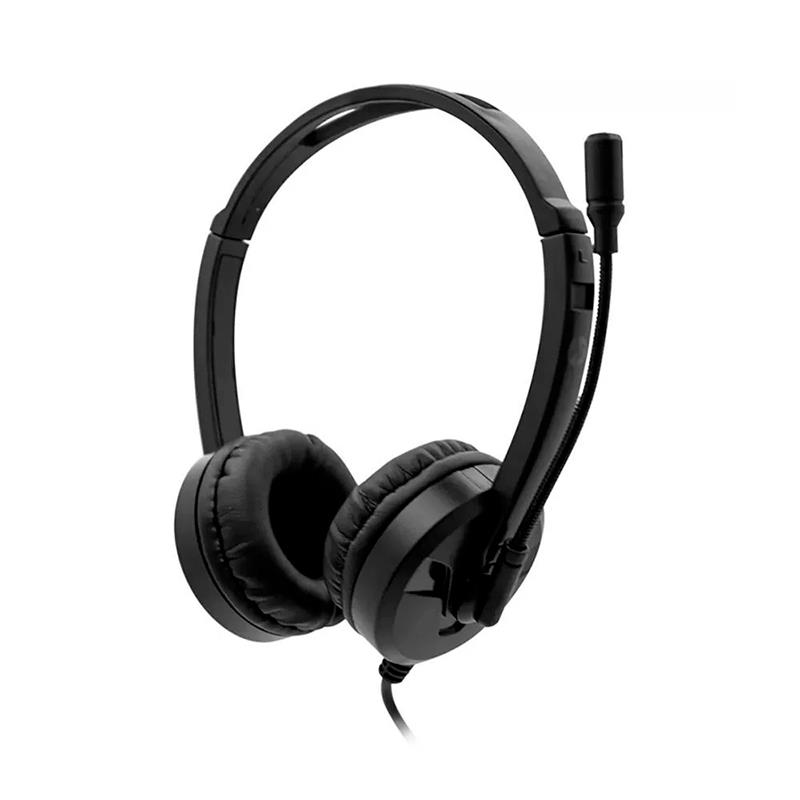 FONE DE OUVIDO HP COM FIO PARA CALL CENTER DHE8000 PRETO