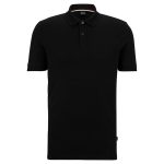 CAMISA POLO HUGO BOSS 50468362 001C MASC ADULTO MC PRETO TAM M