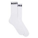 MEIAS HUGO BOSS UNISEX ADULTO BRANCO 2P RS SPORT CC 10241209 01 TAM 40 46