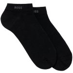 MEIAS HUGO BOSS INVISIVEIS UNISEX ADULTO PRETO CC 10241867 01 TAM 40 46