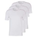 KIT CAMISETA HUGO BOSS 50475284 100E MASC ADULTO MC BRANCO TAM S