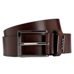 CINTO MASCULINO HUGO BOSS ADULTO COLEANT SZ35 10249589 01 MARROM ESCURO TAM 90