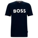 CAMISETA HUGO BOSS DE MALHA MASC ADULTO MC AZUL ESCURO 10247153 01 TAM L
