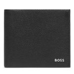 CARTEIRA MASCULINO HUGO BOSS ADULTO WALLET HIGHWAY 4 CC COIN 10252432 01 PRETO TAM ONESI