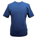 CAMISETA MASCULINO HUGO BOSS ADULTO MC TSHIRT THOMPSON 57 10262957 01 AZUL ESCURO TAM M