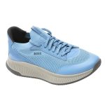 TENIS MASCULINO HUGO BOSS ADULTO RUNNING TTNM EVO SLON KNRSD 50523113 10263095 01 AZUL MARINHO TAM 44