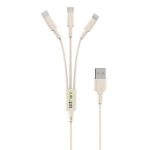 CABO BITMORE 3 IN 1 CHARGING CABLE WHEATSTRAW