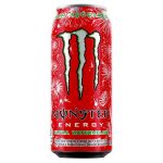 BEBIDA ENERGETICA MONSTER ULTRA WATERMELON ZERO ACUCAR 500ML