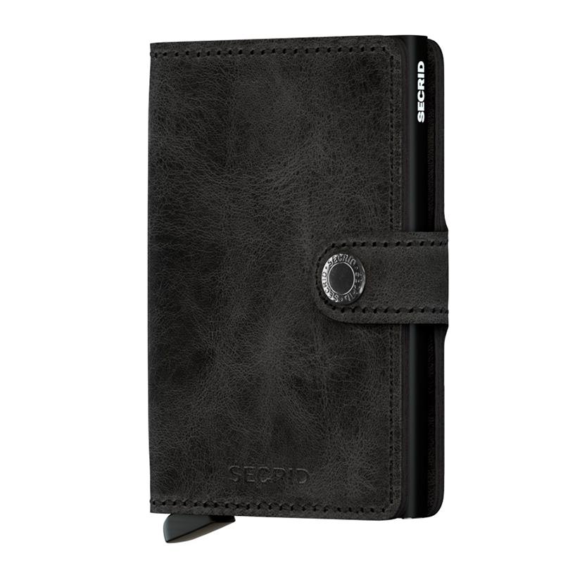 MINI CARTEIRA SECRID MASCULINO VINTAGE PRETO