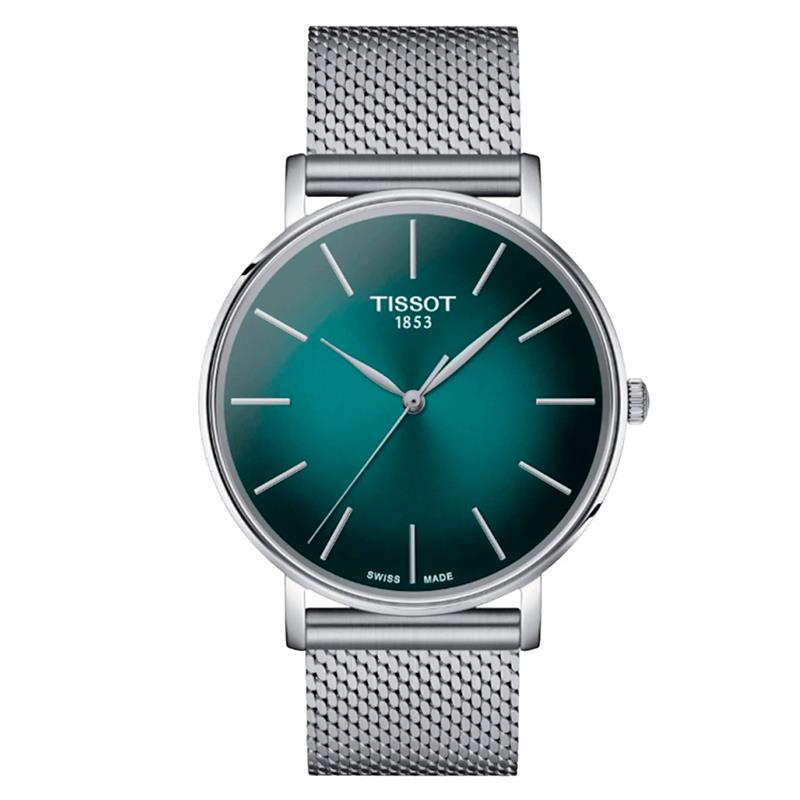 RELOGIO TISSOT T CLASSIC EVERY TIME T1431101109100 PRATA/VERDE