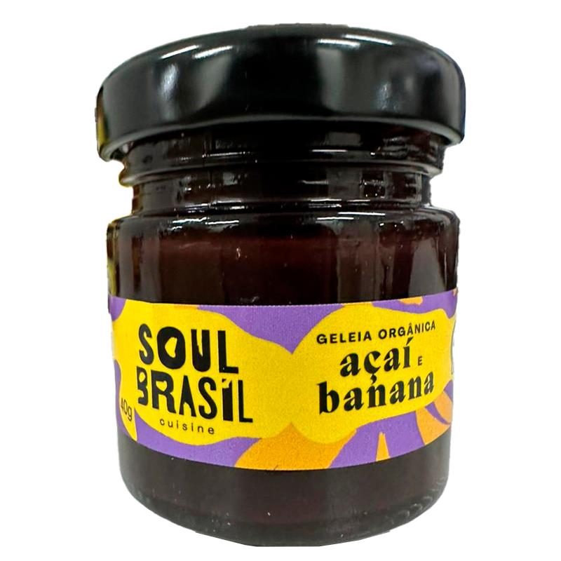 MINI GELEIA SOUL BRASIL DE ACAI COM BANANA ORGANICA 40G