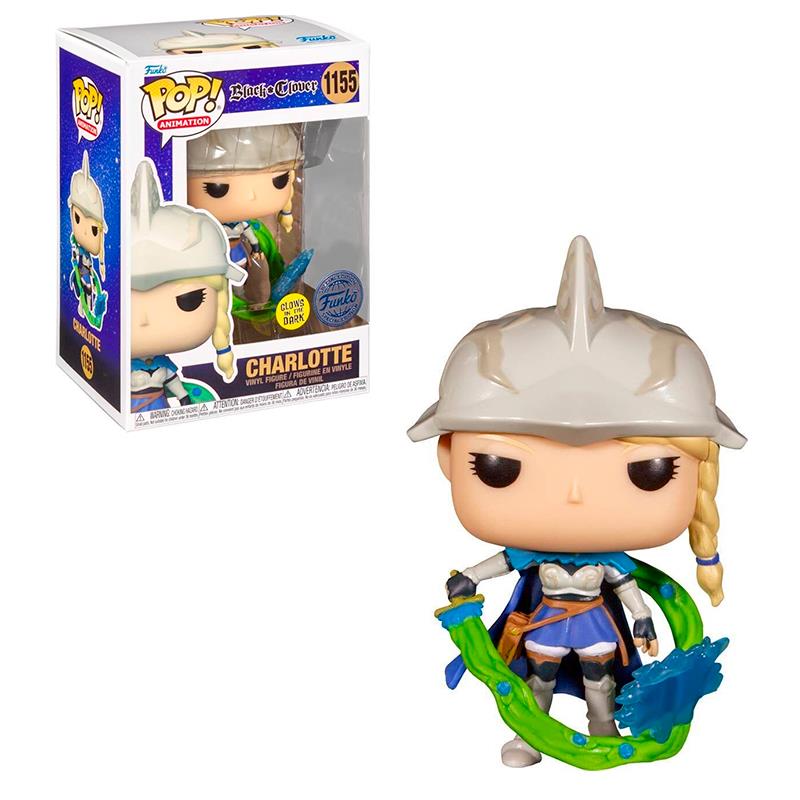 BONECO FUNKO POP BLACK CLOVER CHARLOTTE GLOWS IN THE DARK SPECIAL EDITION 1155