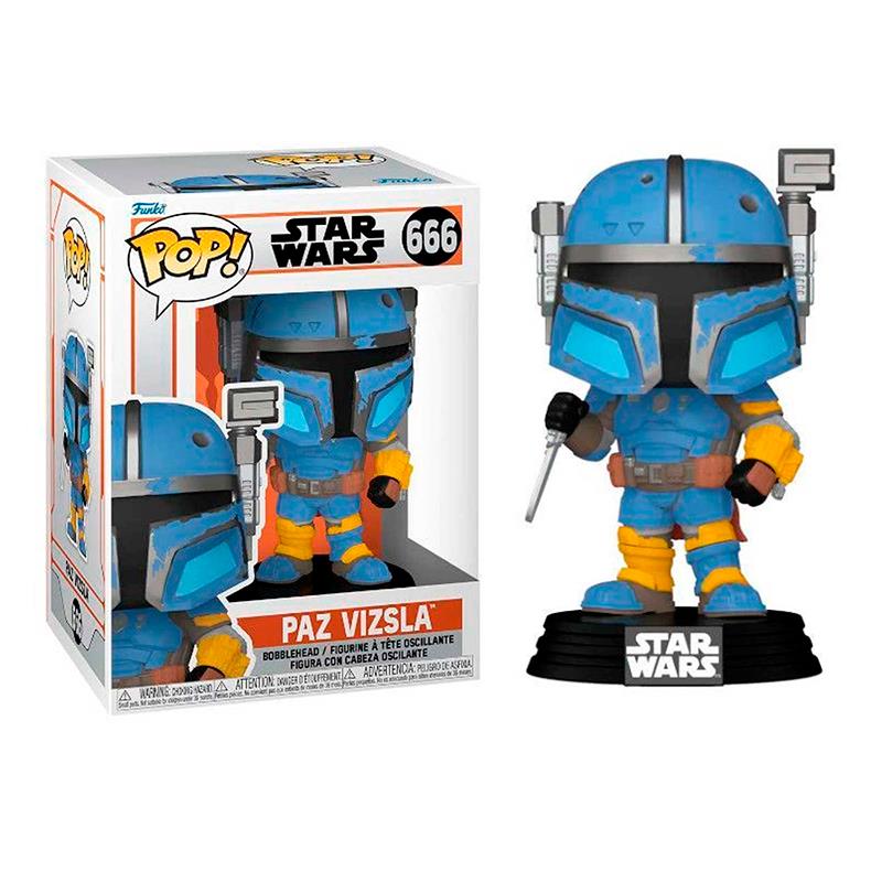 BONECO FUNKO POP STAR WARS PAZ VIZSLA 666